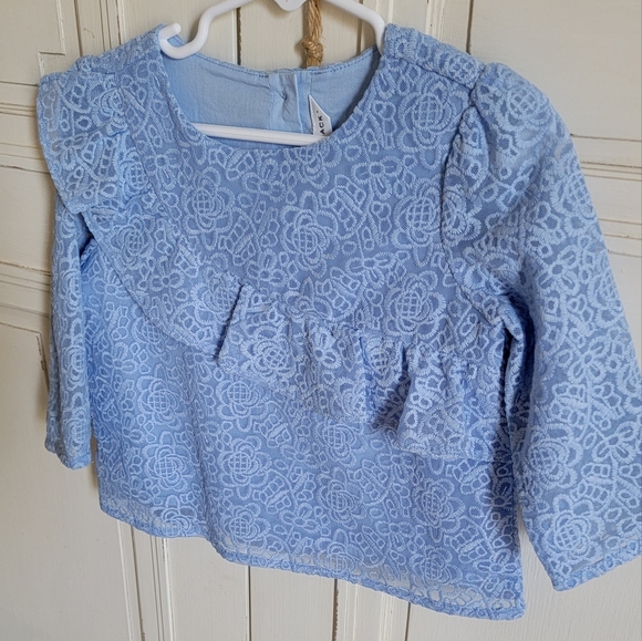 Janie and Jack girls top size 3 - Picture 2 of 3